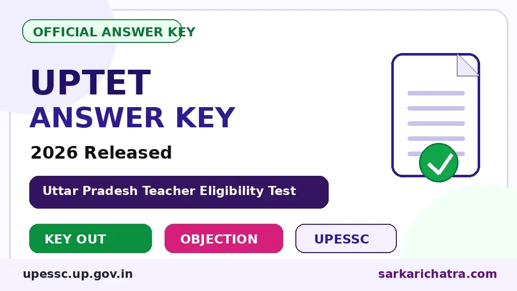 UPTET Answer Key 2026