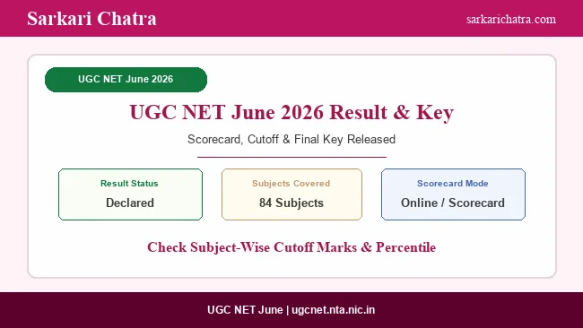 NTA UGC NET Result 2026