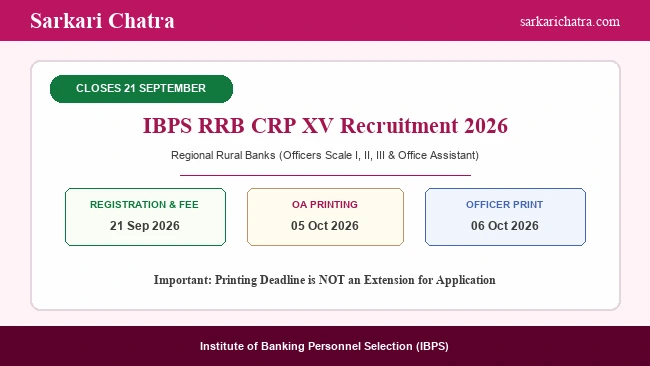 IBPS RRB 2026 registration editing and fee payment closes today banner notice